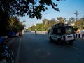 Public Transport India, Tata Magic Vehicle on Indian Roads.