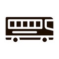 Public Transport Inter-city Bus Vector Sign Icon