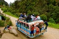 Public transport in rural Colombia