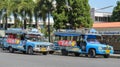 Public transport of wooden minibus in Ranong, Thaila