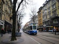 Tram in Zurich, Switzerland