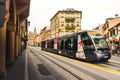 Public transportation in italy, tram return from Basilic di Sant Antonio in Padova