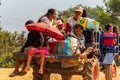 Public transportation in rural Laos