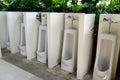 Public urinals Royalty Free Stock Photo