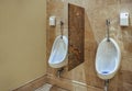 public urinals Royalty Free Stock Photo