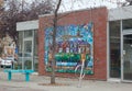 Public washrooms on Whyte Avenue, Edmonton on October 1, 2017