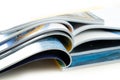 Publication Newspaper and journal books background and catalog design article magazine press Newspaper with tablet