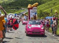 Publicity Caravan in Pyrenees Royalty Free Stock Photo