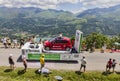 Publicity Caravan in Pyrenees