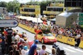 The publicity caravan on stage 3 of the 2017 Tour de France