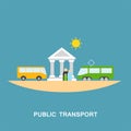 Publick transport Royalty Free Stock Photo