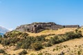 Puca Pucara ruins in the peruvian Andes at Cuzco Peru