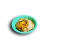 Puchka paanipuri golgappa isolated on white background Royalty Free Stock Photo