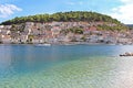 Pucisca is small town on Island of Brac, popular touristic destination on Adriatic sea, Croatia Royalty Free Stock Photo