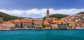 Pucisca is small town on Island of Brac, popular touristic destination on Adriatic sea, Croatia. Pucisca town Island of Brac. Royalty Free Stock Photo