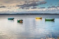 Puck,Poland-September 5,2016:fishing boats, Baltic sea, Bay of P