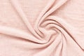 Puckered texture pink fabric. Abstract background Royalty Free Stock Photo