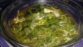 Pucuk Ubi Vegetables, a traditional vegie dish form Indonesia, homemade receipe