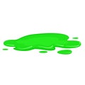 Puddle green slime, liquid toxic mold, vector, cartoon style, isolated, illustration, on a white background