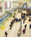 Pudong Airport arrival hall, Shanghai Royalty Free Stock Photo