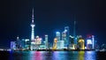 Pudong Skyline of Shanghai, China.