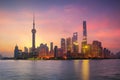 Pudong Skyline at sunrise