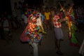 Religious hindu holiday in India. Festive night festival