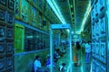 Puducherry, India - October 30, 2018: Interior of Arulmigu Manakula Vinayagar Hindu temple in the Union Territory of Puducherry