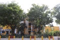 Main entrance of Puducherry railway station - Pondicherry travel - India tourism