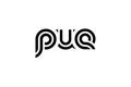 PUE Creative Unique Modern Letter Logo Design. Elegant Monogram Logo Design with Decorative Elements and Typography Royalty Free Stock Photo