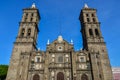 Puebla Cathedral in the city of Puebla, Mexico