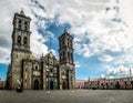 Puebla Cathedral - Puebla, Mexico Royalty Free Stock Photo