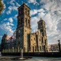 Puebla Cathedral - Puebla, Mexico Royalty Free Stock Photo