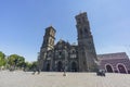 Exterior view of the Catedral de Puebla Royalty Free Stock Photo