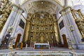 Interior view of Church of Santo Domingo Royalty Free Stock Photo