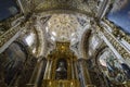 Interior view of Church of Santo Domingo Royalty Free Stock Photo