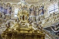 Interior view of Church of Santo Domingo Royalty Free Stock Photo