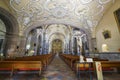 Interior view of Church of Santo Domingo Royalty Free Stock Photo