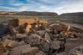 Pueblo Bonito, Chaco Canyon National Park Royalty Free Stock Photo