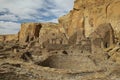 Pueblo Bonito in Chaco Culture National Historical Park in New Mexico, USA. This settlement was inhabited by Ancestral Puebloans,