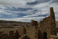 Pueblo Bonito in Chaco Culture National Historical Park in New Mexico, USA. This settlement was inhabited by Ancestral Puebloans,