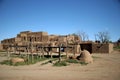 Adobe residences in the settlement of Taos de Pueblo, New Mexico Royalty Free Stock Photo