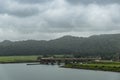 Puente Chagres over river near Gatun locks, Panama Canal