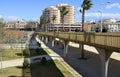 Puente de Fusta, Fusta Bridge, Valencia, Spain Royalty Free Stock Photo