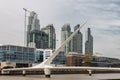 Puente de la Mujer Bridge Argentina Royalty Free Stock Photo