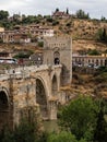 Puente de San Martin Bridge - Toledo, Spain, Espana Royalty Free Stock Photo