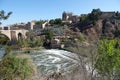 Puente de San Martin bridge in Toledo, Spain Royalty Free Stock Photo