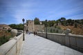 Puente de San Martin Saint Martin Bridge, Toledo, Spain. The historical city of Toledo is a UNESCO