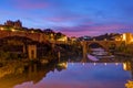 The Puente de San Martin in Toledo Royalty Free Stock Photo