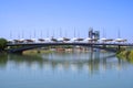 Puente del Cachorro bridge, Guadalquivir River, Seville, Spain Royalty Free Stock Photo
